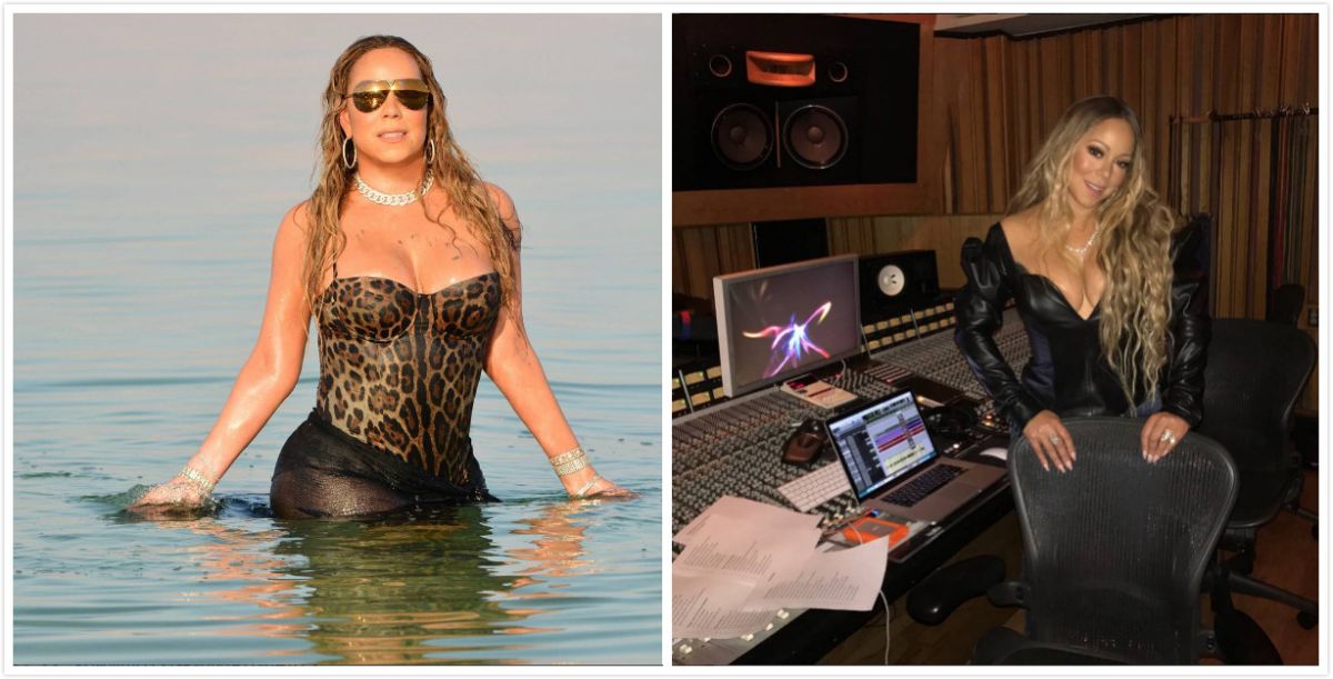 「花蝴蝶」瑪麗亞凱莉的懶人舞影片慘被網友惡搞，配上各種音樂、旁白嘲諷她。（圖／翻攝自IG , 2017.07.20）