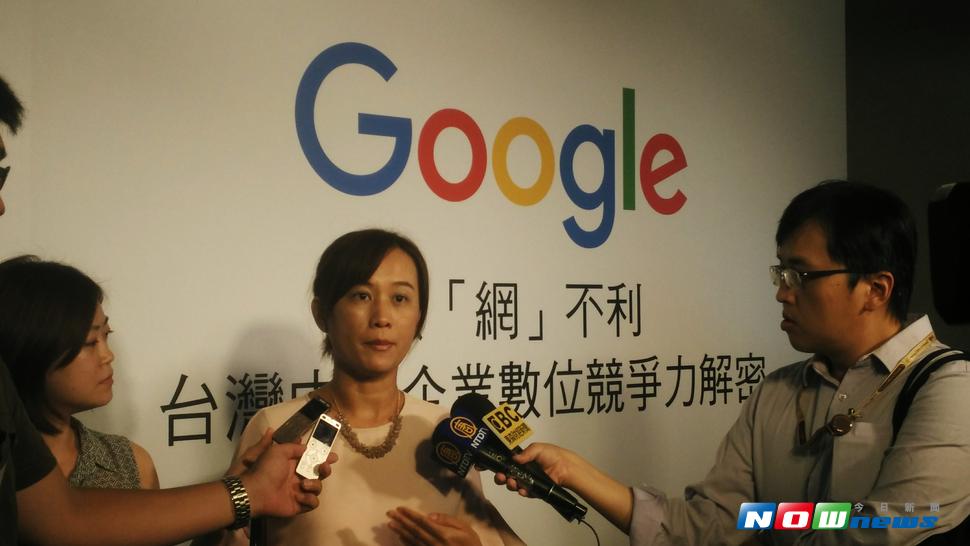 ▲Google 調查，國內中小企業最愛運用的網路行銷工具為社群平台，比重逾七成。圖為 Google 業務總監李芝禎。（圖／記者陳家蕙攝 , 2017.7.27）