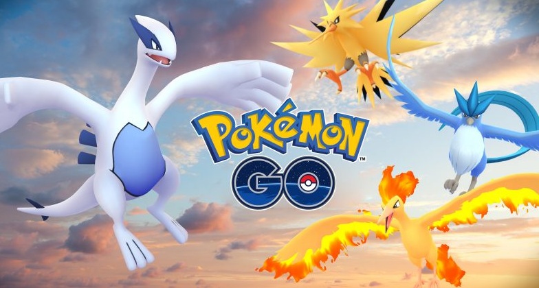 宣傳圖上的四神獸終於到齊了！（圖／翻攝自《精靈寶可夢GO》官方網頁）