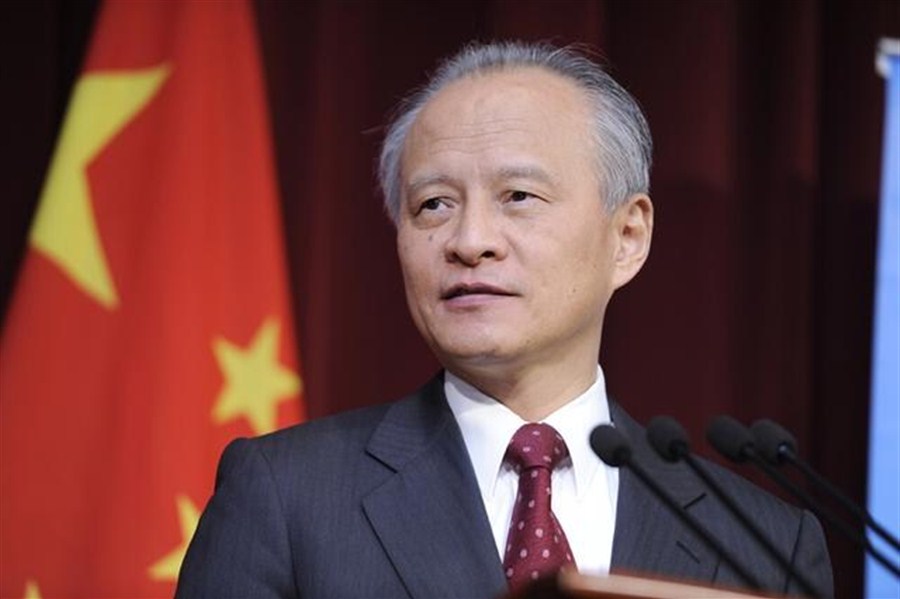 ▲中國駐美大使崔天凱於當地時間21日發表卸任辭別信，表示將結束8年多的任期，返回中國。他並在信中重申，兩國利益早已緊密交融，而美國對中政策則正經歷新一輪重構。（圖／翻攝自shanghaidaily.com）