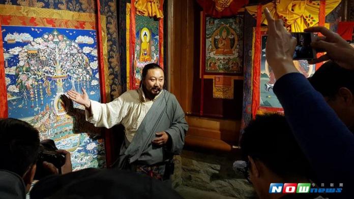 藏傳佛教中的唐卡畫作，被列為聯合國世界非物質文化遺產。（圖／彭媁琳攝 , 2017.07.21）