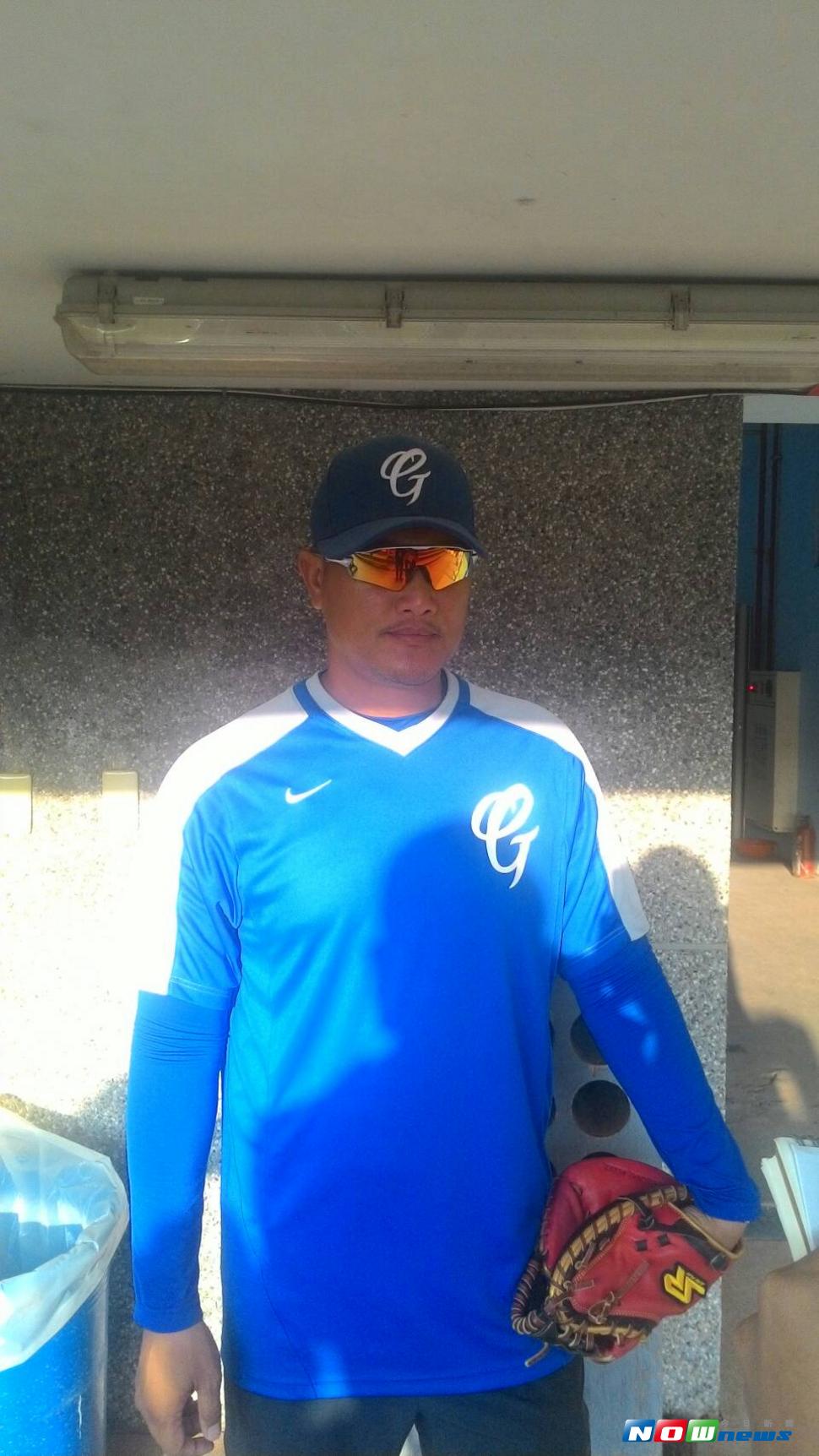 富邦悍將新任投手教練郭勇志。（圖／黃建霖攝）