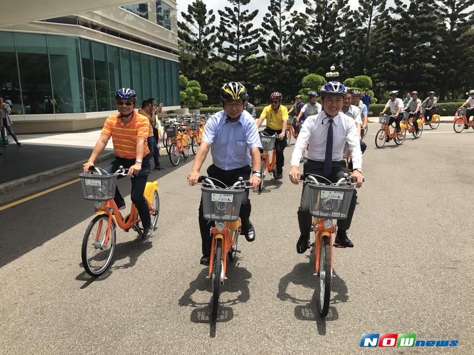 竹市府與科管局攜手，引進YouBike進駐竹科。（圖／記者陳志偉攝，2017.07.25）