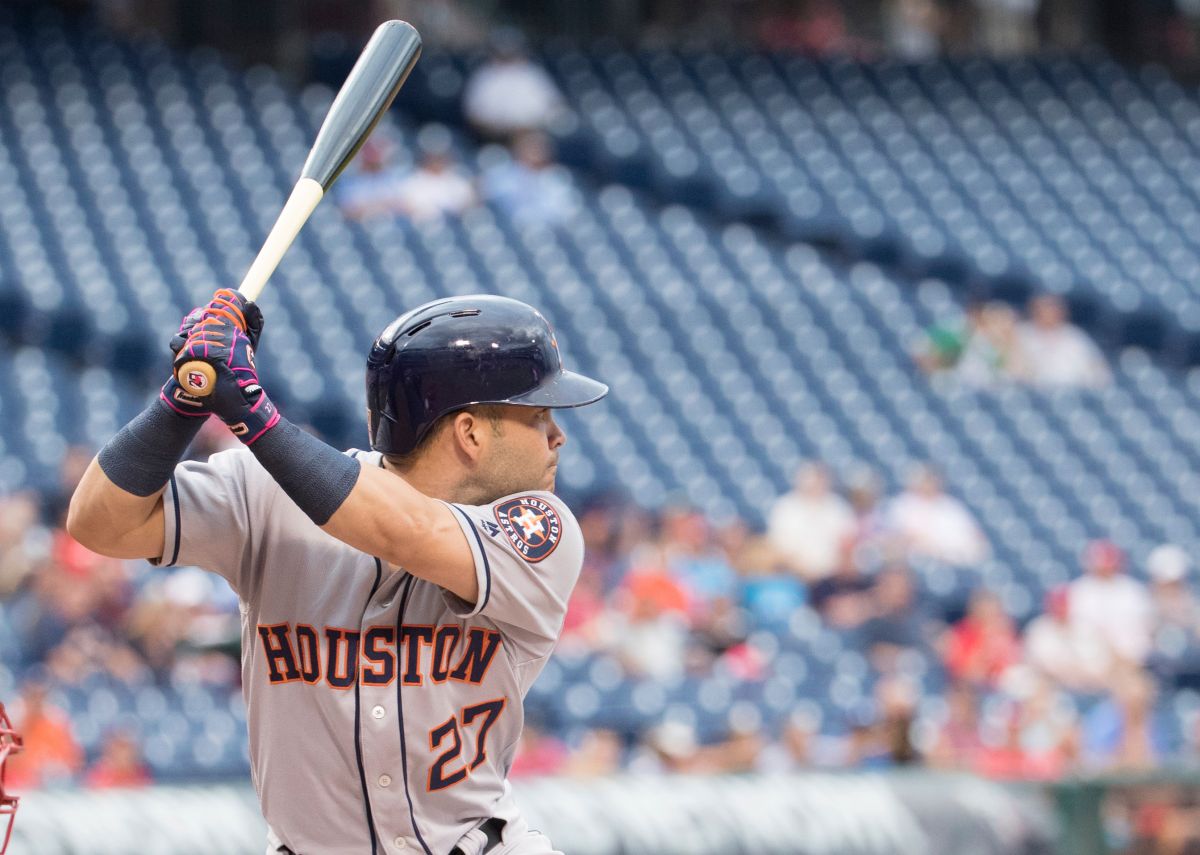 太空人隊Jose Altuve。（圖／美聯社／達志影像）