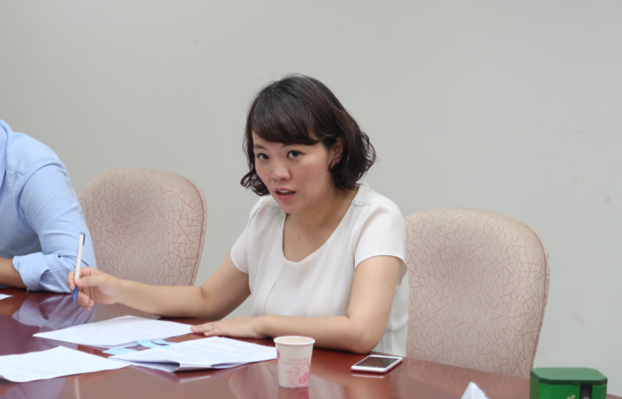 台北市議員簡舒培24日表示，中央與地方為了北車聯合防災中心互槓，絕對非國人之福。（圖／簡舒培辦公室提供）