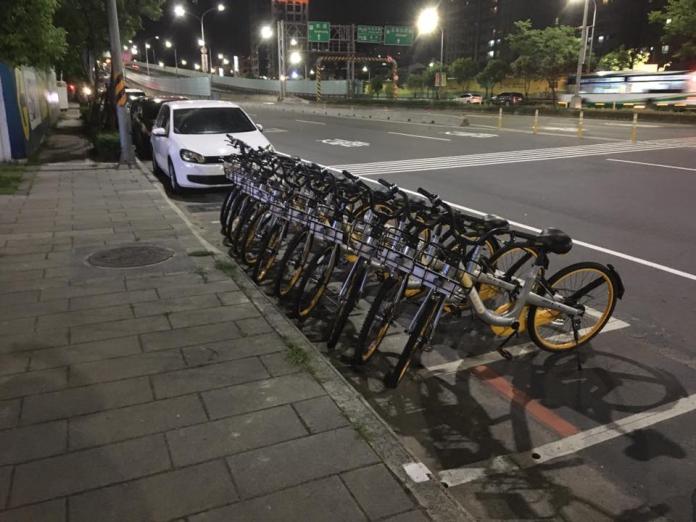 oBike再出奇招　現在不停機車格改停汽車格
