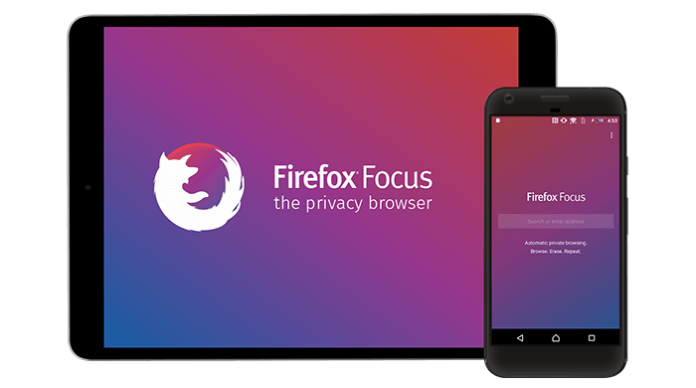 FirefoxFocus在個人隱私上強化不少。（圖／翻攝自Mozilla網頁）