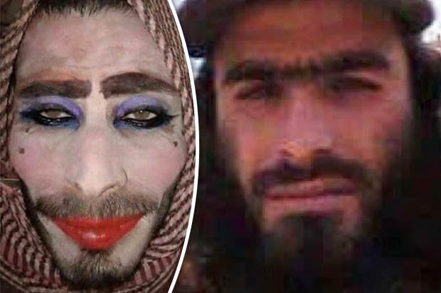 一名企圖逃出伊拉克的IS聖戰士儘管化妝，卻被當場識破身分而遭逮捕。（圖／翻攝自每日星報）