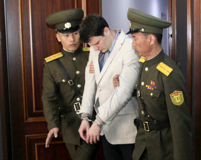 22歲美國大學生溫畢爾\\(Otto Warmbier\\)先前赴北韓旅遊，卻遭判刑勞改，監禁後導致死亡。美國當局21日證實，將計畫禁止國民到北韓旅遊。（圖／達志影像／美聯社）