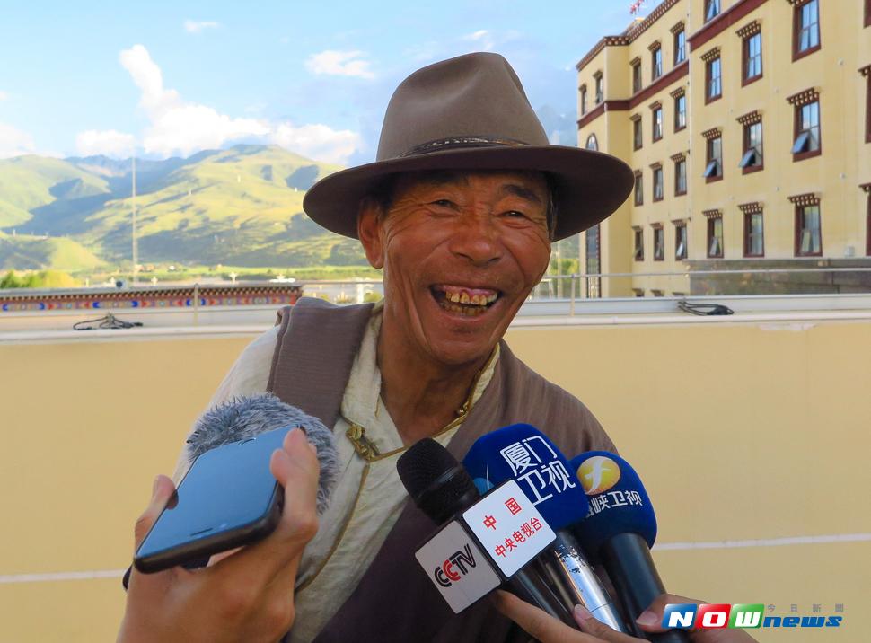 四川甘孜踢踏舞傳人陳邦文。（圖／彭媁琳攝 , 2017.07.21）