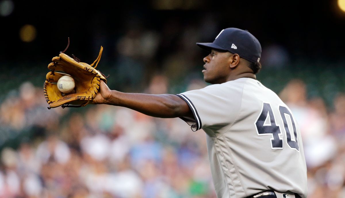 洋基隊Luis Severino。（圖／美聯社／達志影像）