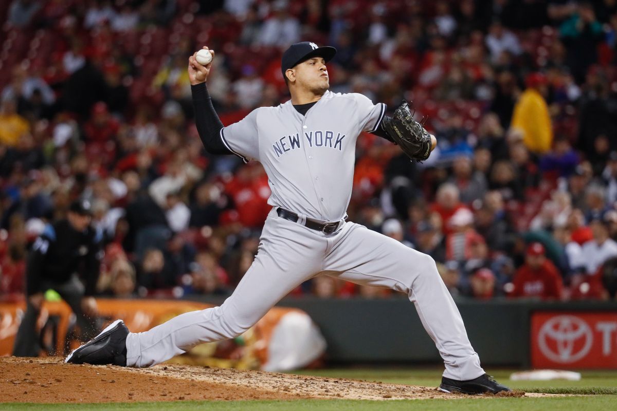 紐約洋基隊Dellin Betances。（圖／美聯社／達志影像）