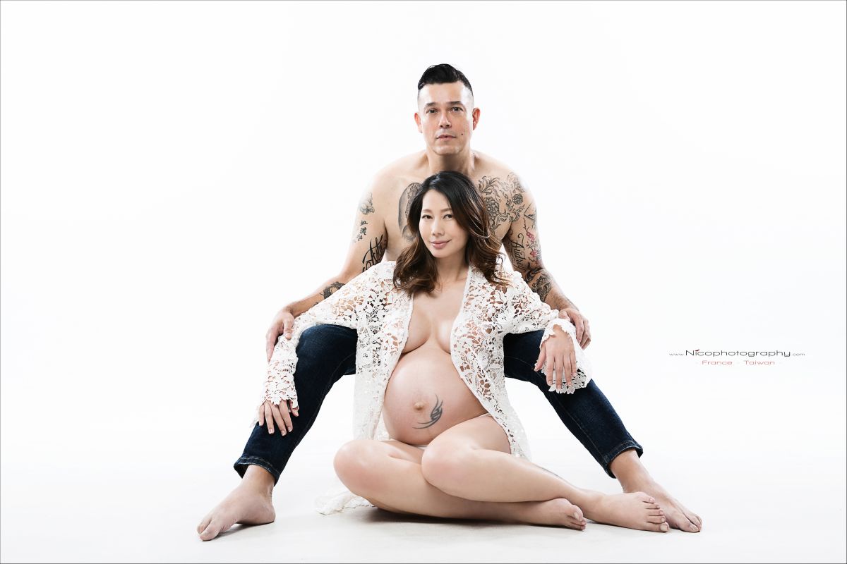 ▲丁寧懷第三胎拍孕婦寫真。（圖／法國攝影師 尼克儷影，2017.07.20）