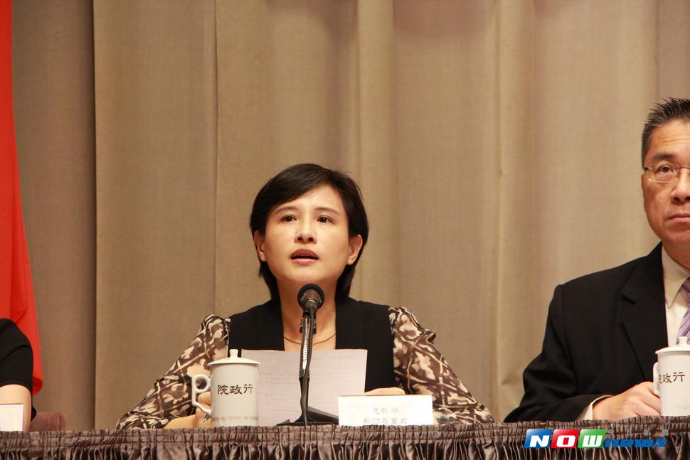 文化部長鄭麗君針對《國家人權博物館組織法》說明。（圖／呂晏慈攝 , 2017.07.20）