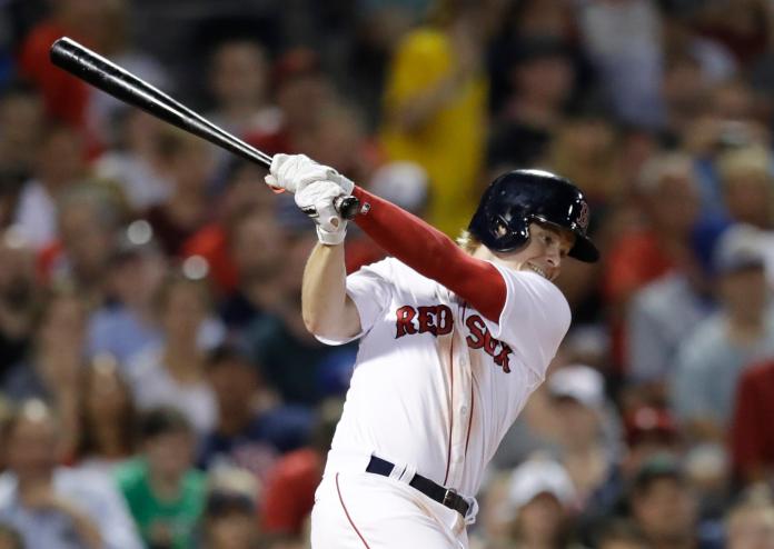 紅襪工具人Brock Holt。（圖／美聯社／達志影像）