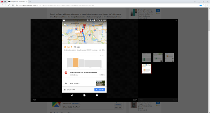 Google Maps將推新功能，讓路況更容易掌握（圖／翻攝自androidpolice）