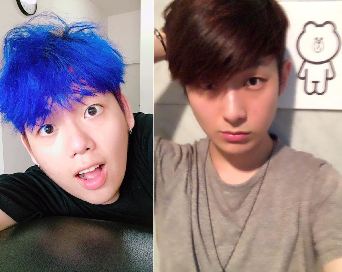 ▲胖虎（左）因與老田拆夥暴瘦。（合成圖／翻攝自胖虎、老田臉書 , 2017.07.19）