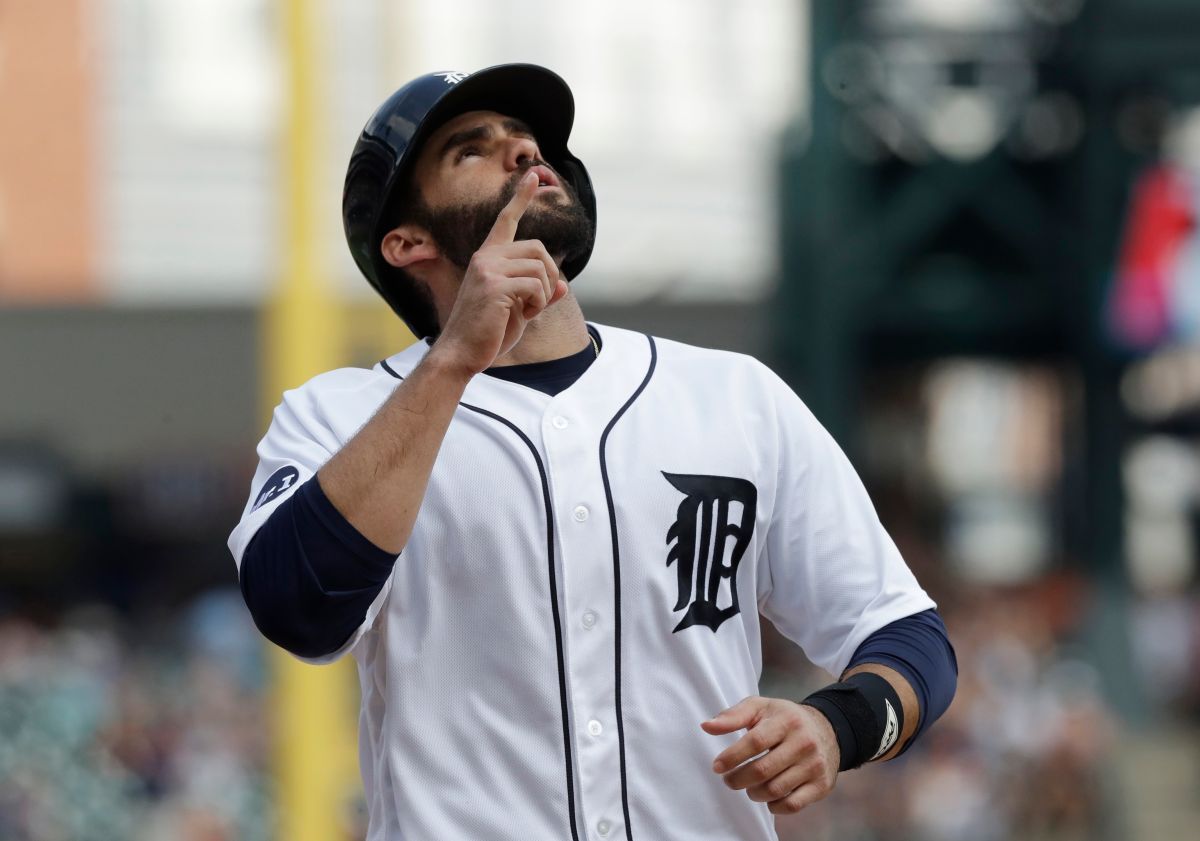 老虎外野手J.D. Martinez。（圖／美聯社／達志影像）