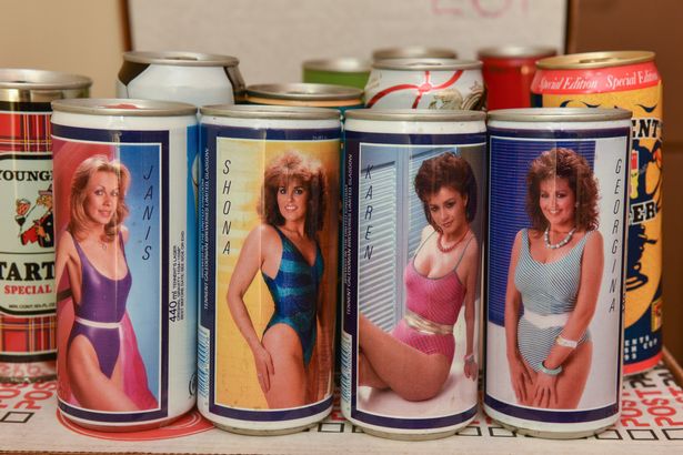 ▲尼克維斯特收藏了許多啤酒罐。（圖／翻攝自Mirror）