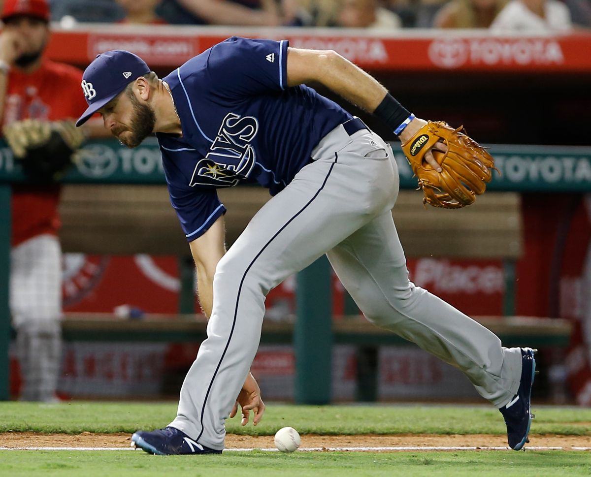 Evan Longoria仍在替光芒隊進季後賽打拼 （圖／美聯社／達志影像）