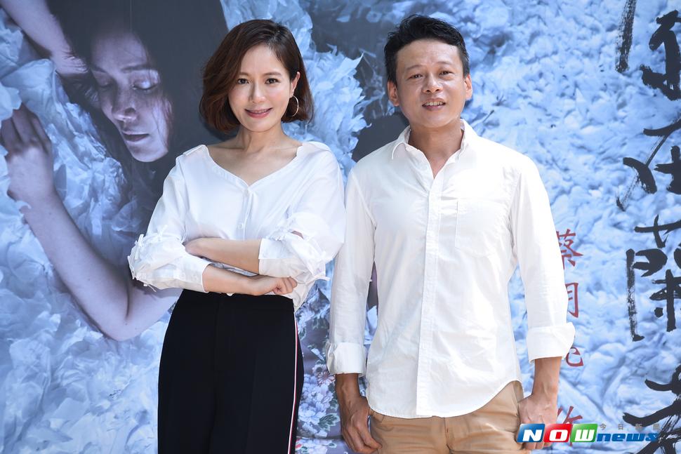 李康生、尹馨在《家在蘭若寺》戲中大談魔幻愛戀。（圖／記者林柏年攝 , 2017.07.18）