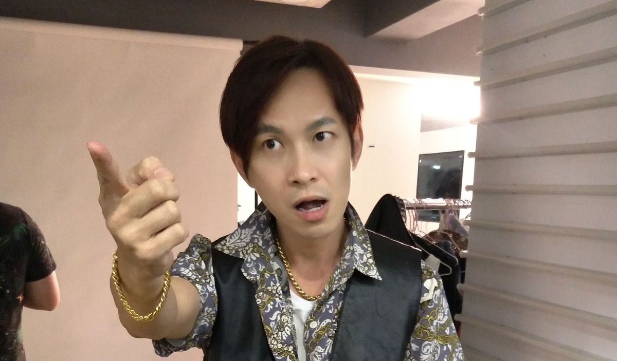 張智成拍電影留中分頭。（圖／闊思提供 , 2017.7.17）