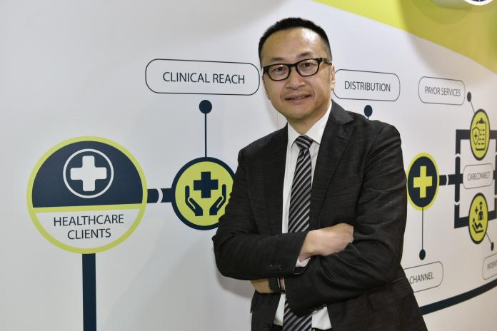 裕利醫藥台灣總經理周志鴻介紹裕利新事業體ZHS（圖／公關照片）