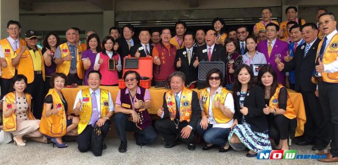 國際獅子會台灣總會捐贈消防局救災器材
