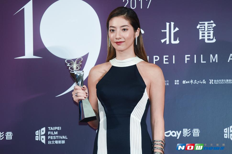 瑞瑪席丹勇奪「最佳新演員獎」。（記者陳明安攝影 , 2017.07.15）