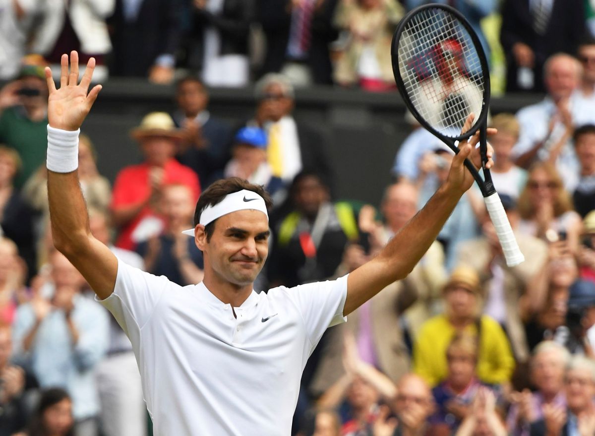 Roger Federer持續朝生涯第8座溫網冠軍邁進。（圖／美聯社／達志影像）