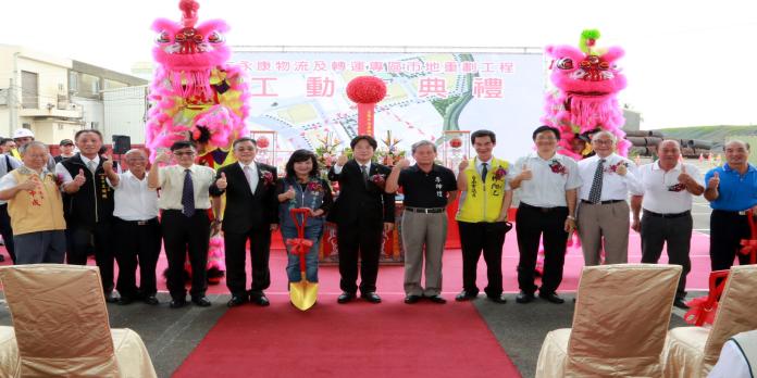 台南市長賴清德出席市地重劃工程開工動土典禮。（圖／南市新聞處提供，2017.07.14）