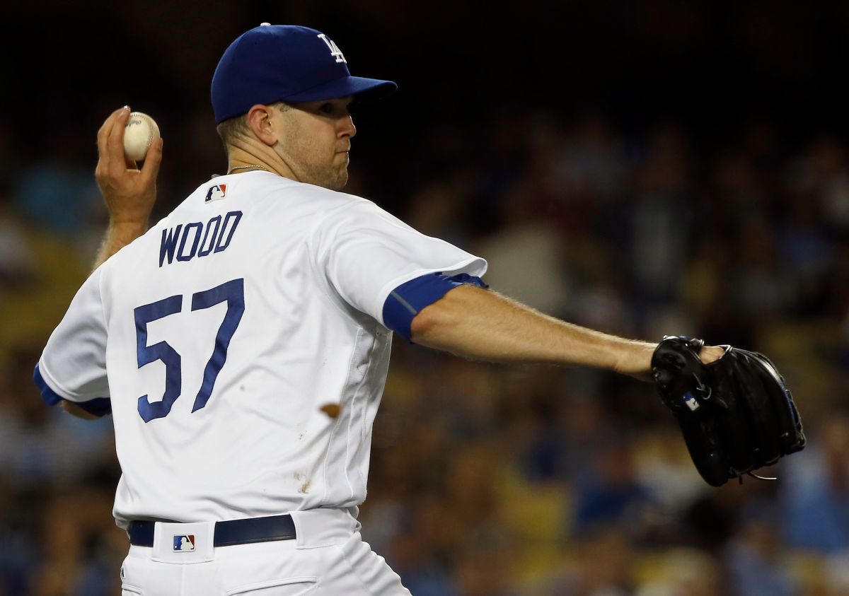 道奇隊Alex Wood。（圖／美聯社／達志影像）