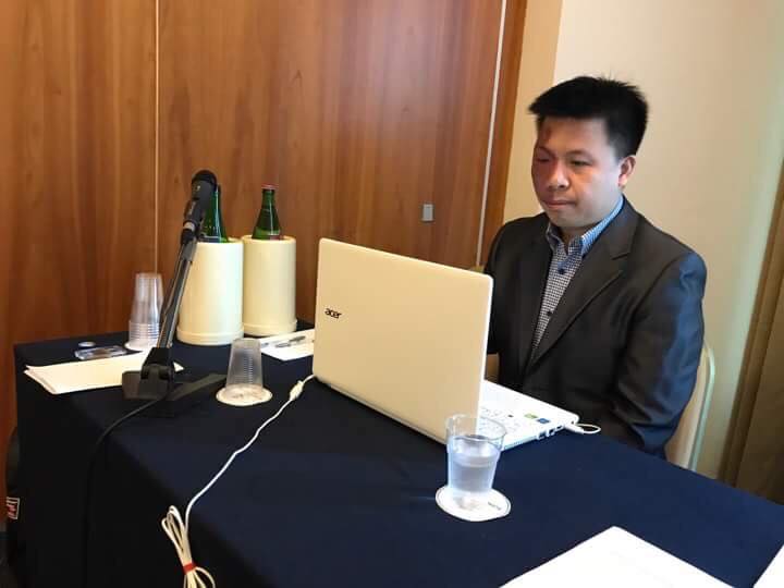 周俊勳弈於IEEE FUZZ 2017國際會議之人機賽。（圖／Facebook周俊勳粉絲專頁）