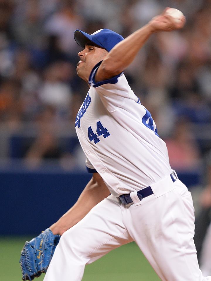 中日洋投Raúl Valdés。（圖／取材自中日隊臉書官方粉絲團）