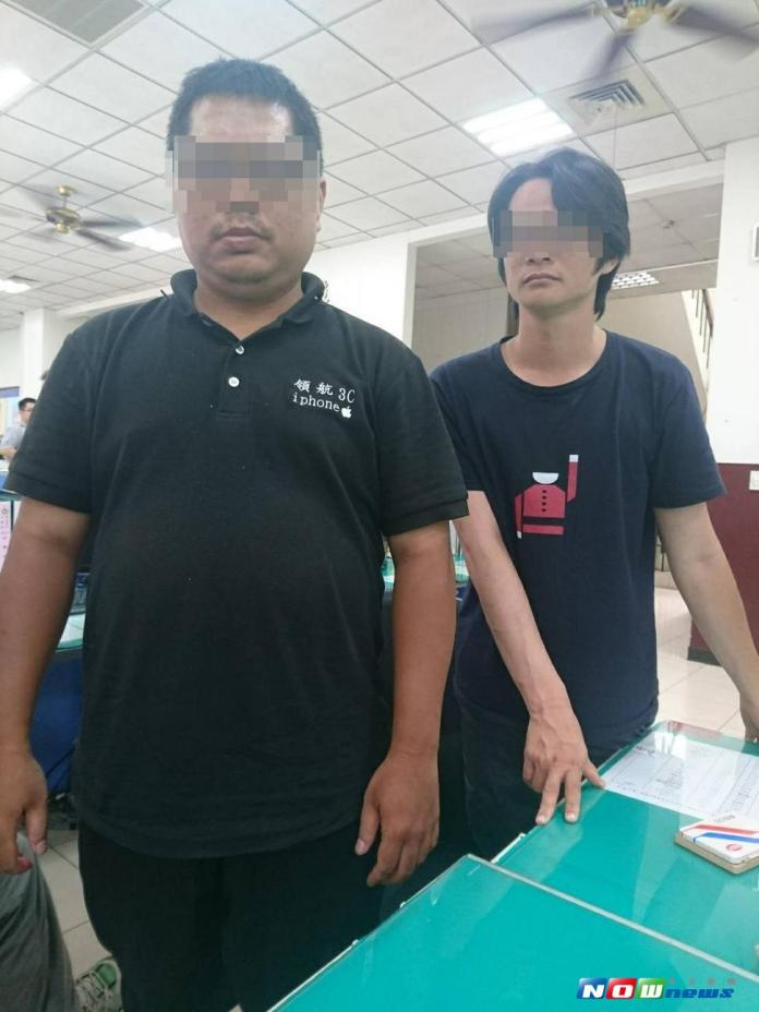 一胖一瘦王姓與林姓男子佯稱是通訊行老闆,向社區住戶詐騙80餘萬元(圖/記者鄧力軍攝 , 2017.07.12)