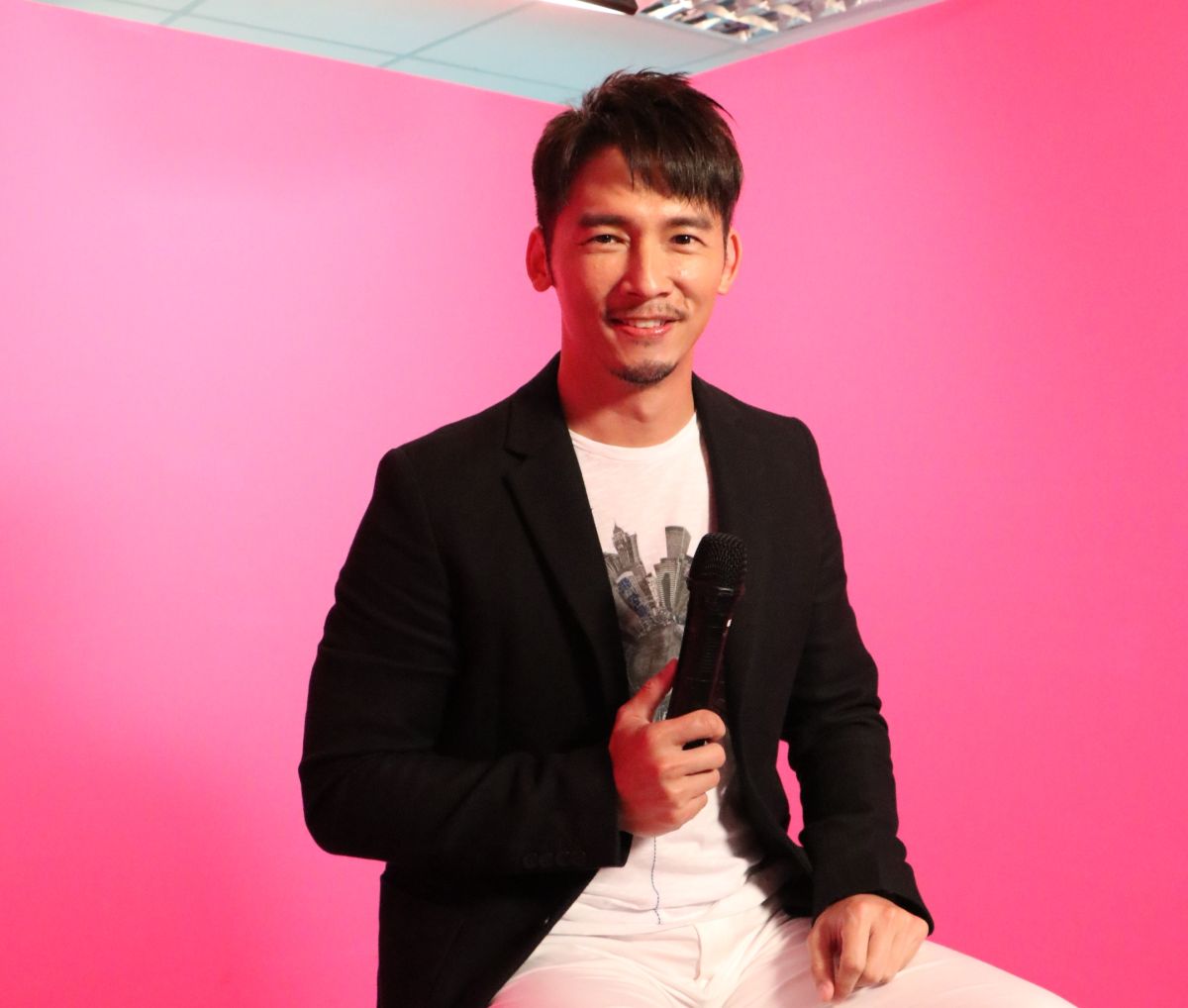 溫昇豪從大陸回台上節目，坦言回到「家」心情很愉快。（圖／中視提供 , 2017.07.10）