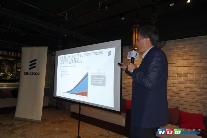 台灣愛立信技術長姚旦表示，全球4G LTE使用者將大幅成長（圖／記者陳敬哲攝攝 , 2017.7.11）