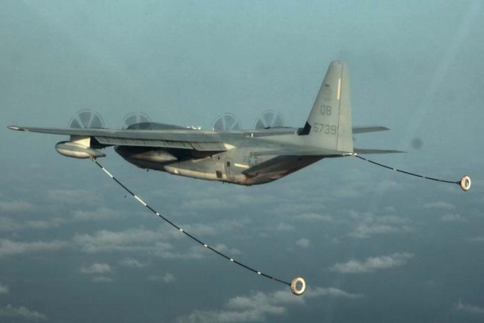 美國陸戰隊KC-130加油機。（圖／美軍陸戰隊 , 2017.7.11）