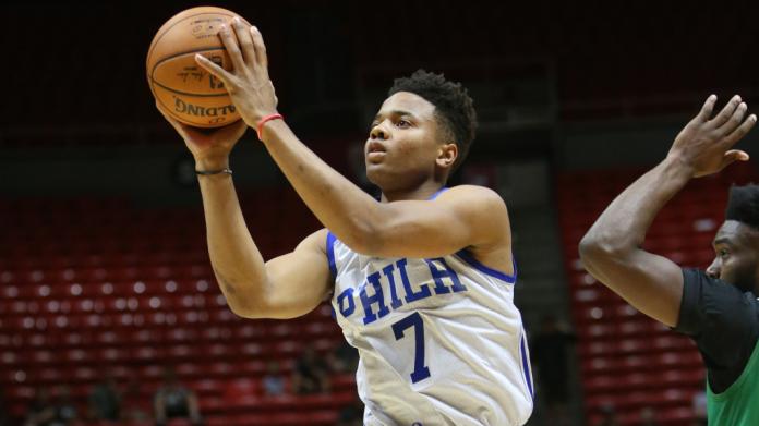 Markelle Fultz 昨日比賽扭傷腳踝，宣告將缺席接下來的夏季聯盟。（圖／Melissa Majchrzak/Getty Images）