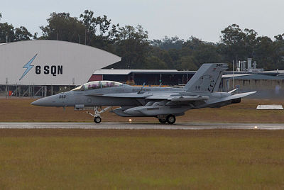 澳洲皇家空軍EA-18G「咆哮者」（Growler）電戰機。（圖／澳洲國防部 , 2017.7.10）