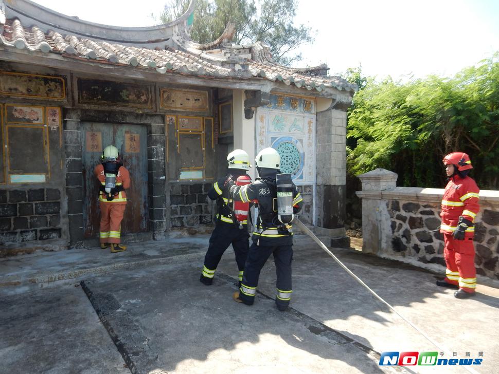 「歷史建築物」文化資產一但受損，就難以恢 復。（圖／消防局提供 , 2017.07 09）