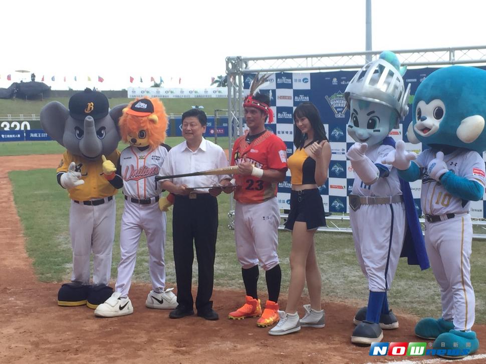 陽耀勳全壘打大賽奪冠。（圖／吳政紘攝）