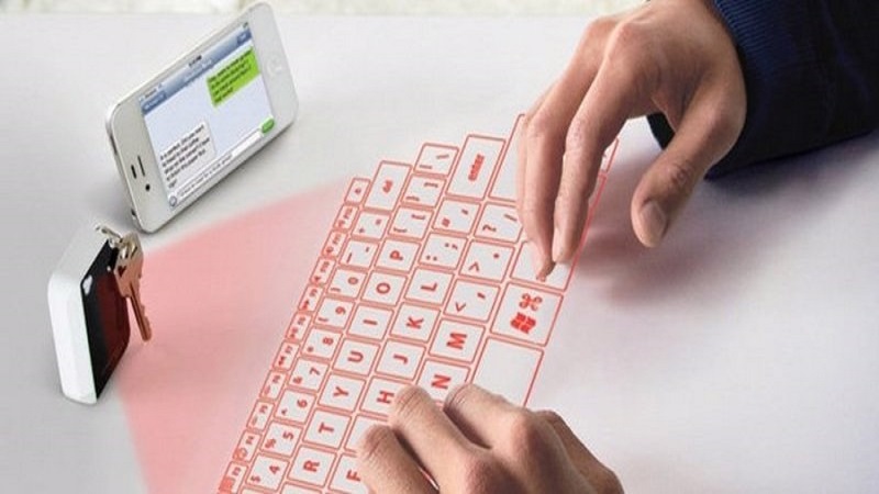 ▲雷射投影鍵盤iKeybo。（圖／翻攝自碩擎科技，下同）