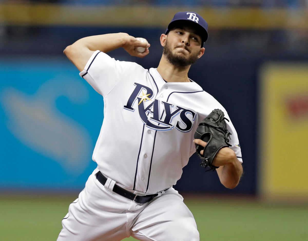 光芒隊Jacob Faria。（圖／美聯社／達志影像）