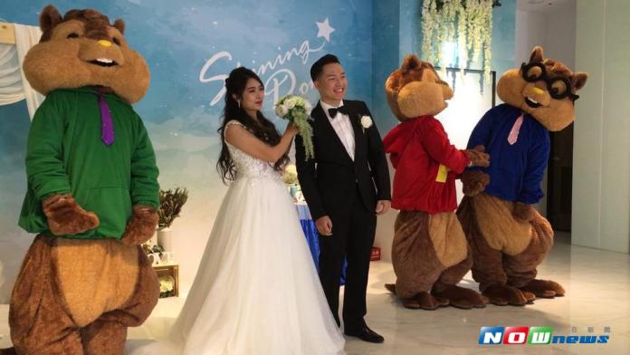 台灣這幾年開始流行起西式露天婚禮方式。（圖／記者宋德威攝 , 2017.07.07）