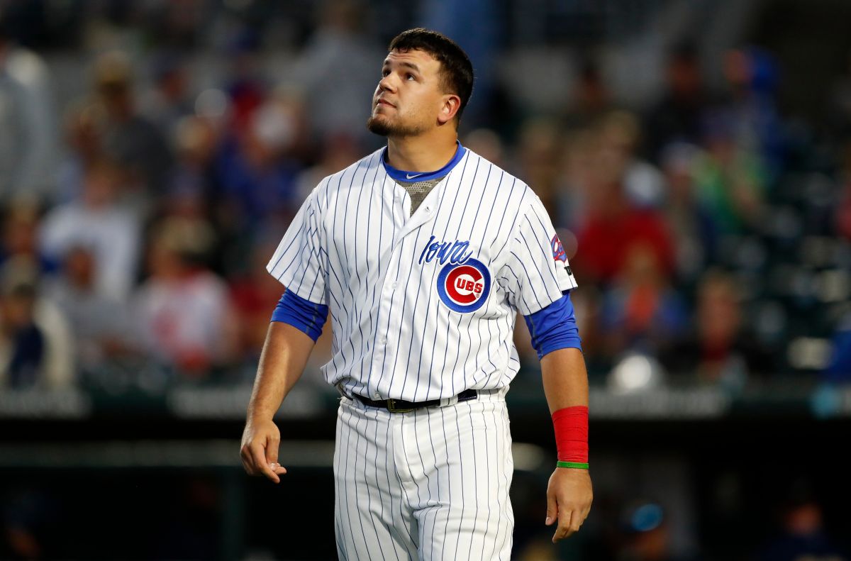 小熊隊Kyle Schwarber。（圖／美聯社／達志影像）