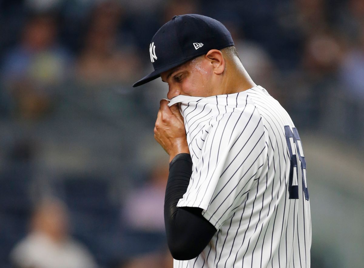 洋基隊Dellin Betances（圖／美聯社／達志影像）