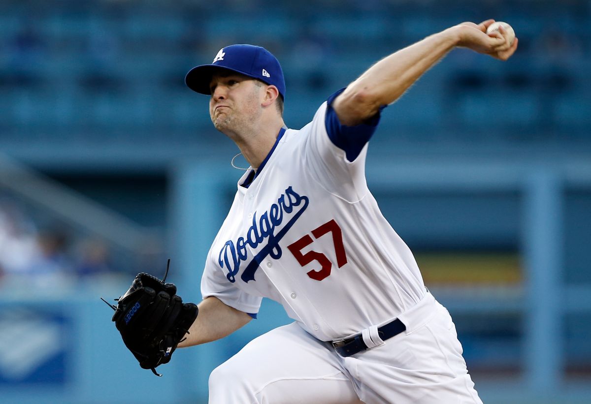 道奇隊Alex Wood。（圖／美聯社／達志影像）