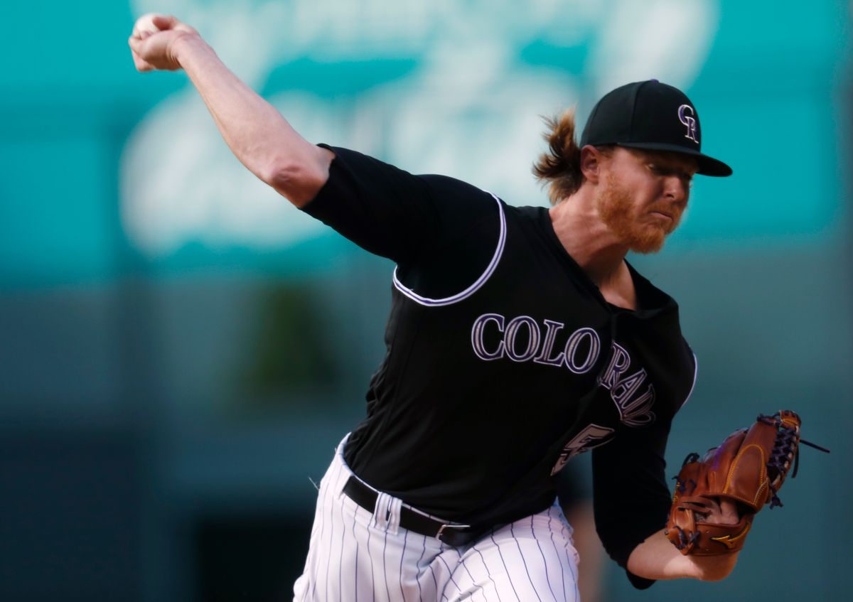 洛磯隊投手Jon Gray。（圖／美聯社／達志影像）