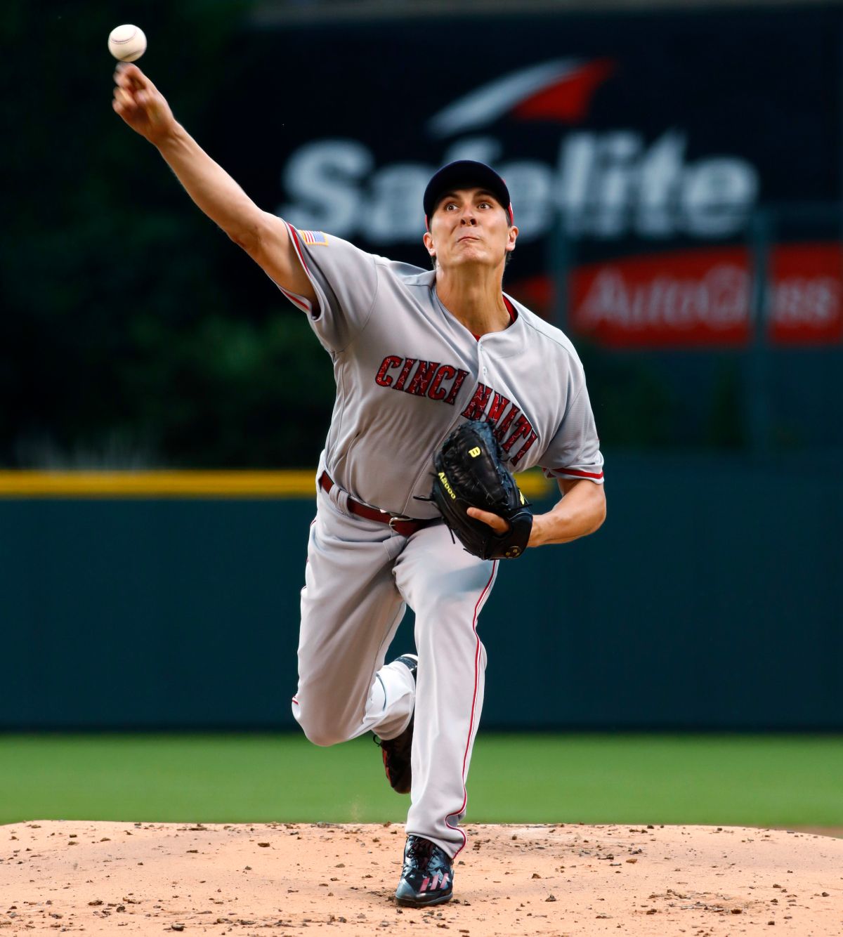 隊友的火力支援，讓Homer Bailey拿下久違的勝投（圖／美聯社／達志影像）